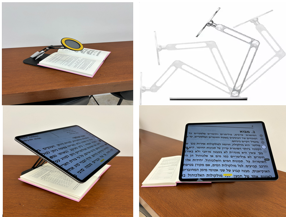 4 תמונות של מעמד מגנטי עם iPAD Air 13